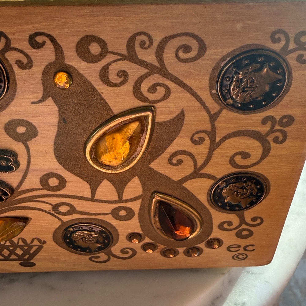 Enid Collins of Texas- MONEY TREE
Wooden Box Bag, VINTAGE 1960’s - Picture 4 of 11
